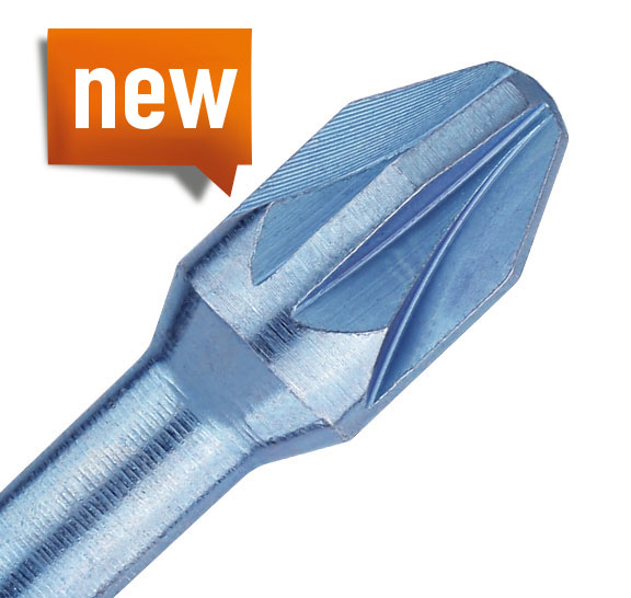 Tool Shock Bit Blue-Shock impact screw bit for heavy duty